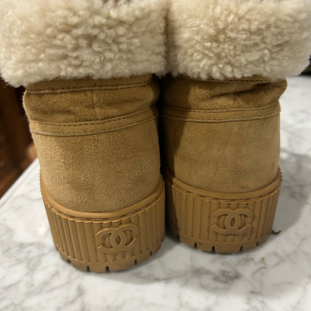 Women's Tan High-Top Sneakers - Picture 2 of 5